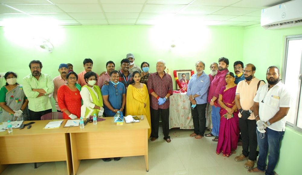 Shri.S.P.BALASUBRAMANIAM in dubbing union (5)